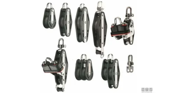 Sprenger Fiddle Pulley with Cam Cleat & Becket 36mm for lines up to 10mm