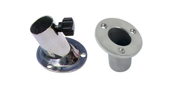 Stainless Steel Flagpole base recessed D25mm