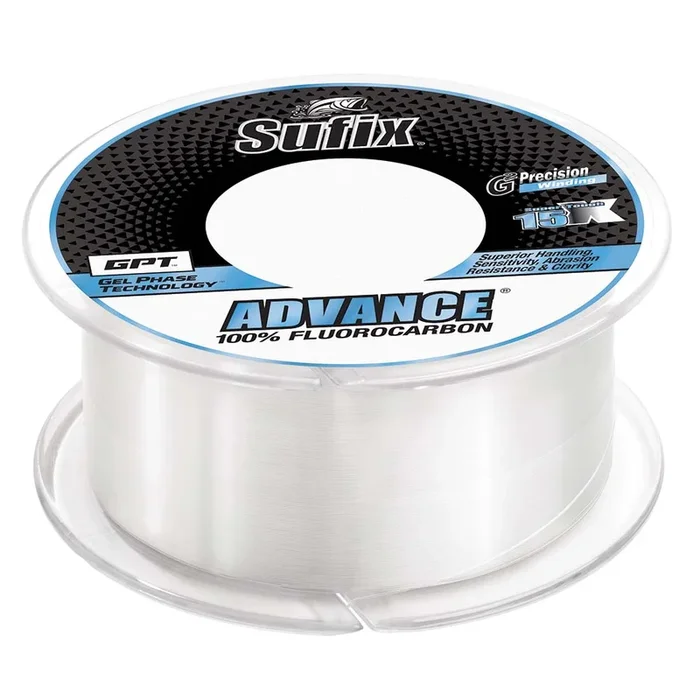 Sufix Advance Fluorocarbon – 12lb – Clear – 200 yds [679-012C]