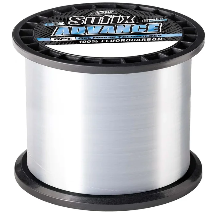 Sufix Advance® Fluorocarbon – 10lb – Clear – 1200 yds