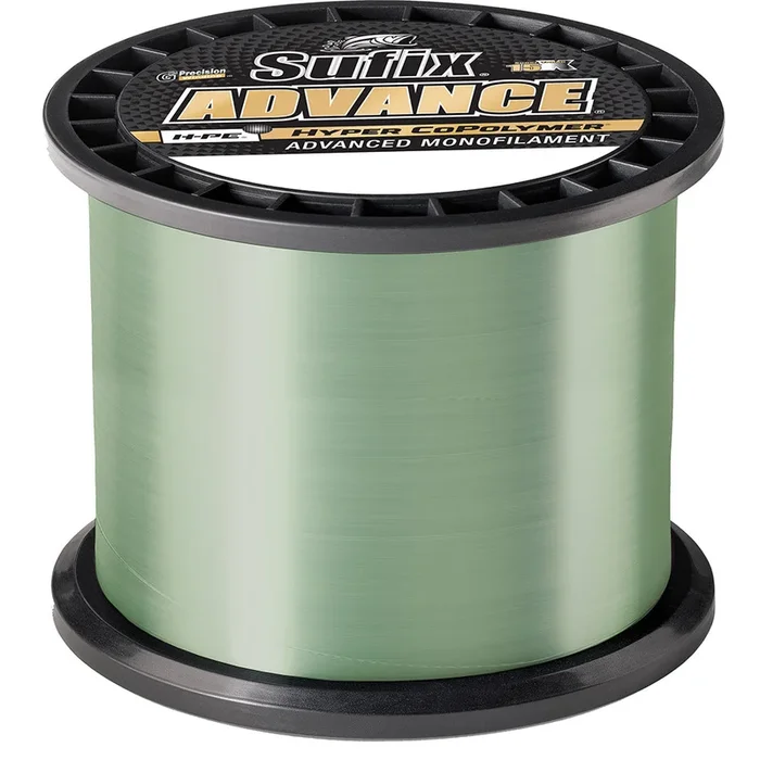 Sufix Advance® Monofilament – 8lb – Low-Vis Green – 1200 yds