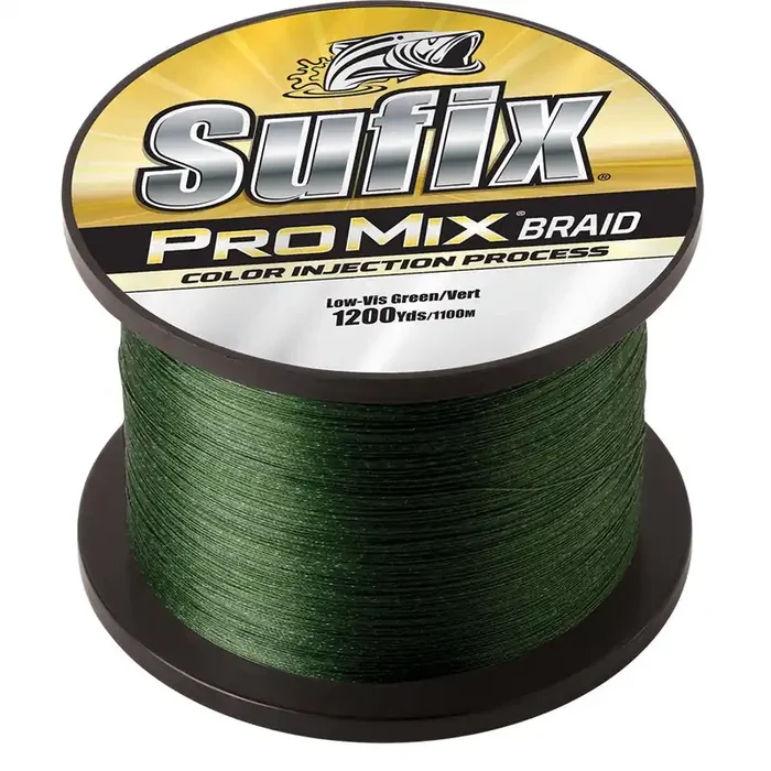Sufix ProMix® Braid – 10lb – Low-Vis Green – 1200 yds – 630-310G