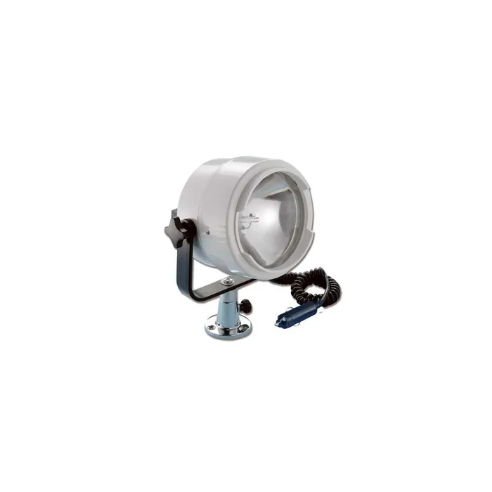 Super-Light spotlight with cigarette lighter socket and base for surface mount N51525501195