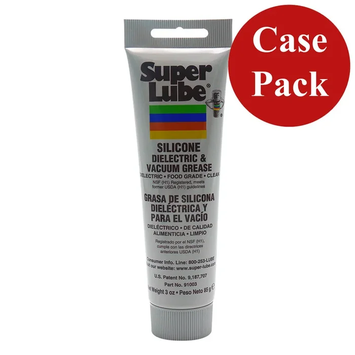 Super Lube Silicone Dielectric & Vacuum Grease – 3oz Tube *Case of 12