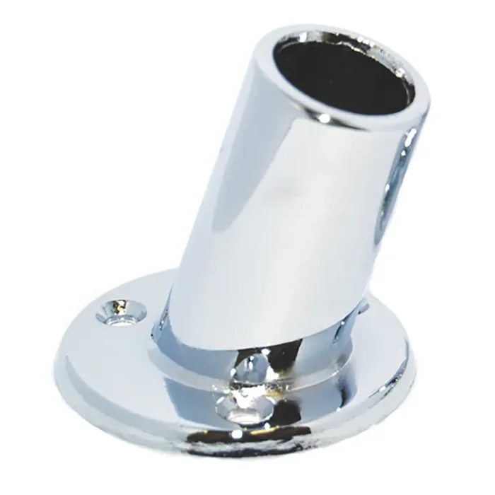Taylor Made 1″ Slanted Chrome Plated Flag Pole Socket – 962