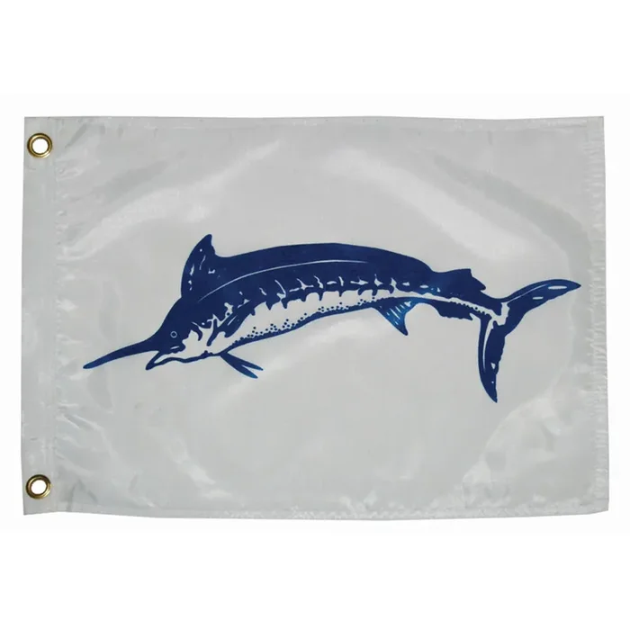 Taylor Made 12″ x 18″ Blue Marlin Flag – 2918