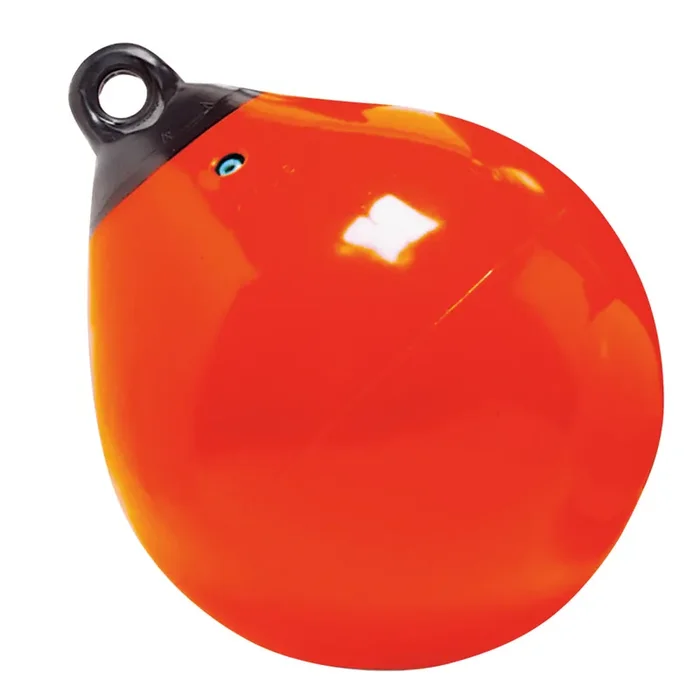 Taylor Made 21″ Tuff End Inflatable Vinyl Buoy – Orange – 61152
