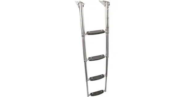 Telescopic and Foldable Ladders 4 steps for Platform 25 x H115cm