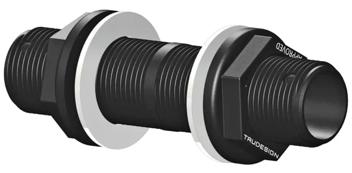 Thru-bulkhead threaded tube