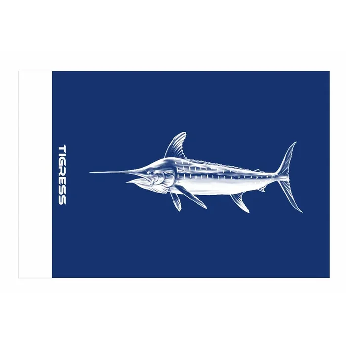 Tigress Blue Marlin Release Flag – 12″ x 18″ [88422]