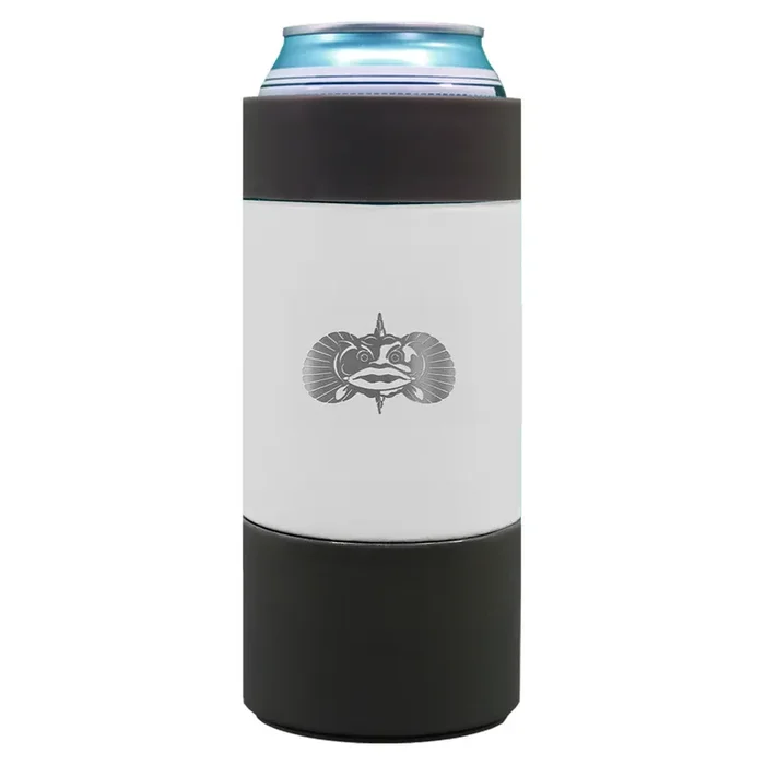 Toadfish Non-Tipping 16oz Can Cooler – White