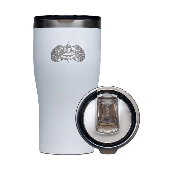Toadfish Non-Tipping 20oz Tumbler – White