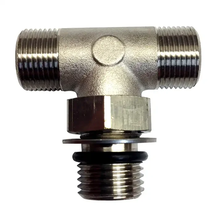 Uflex Boss Style T-Fitting – Nickel – 71955T