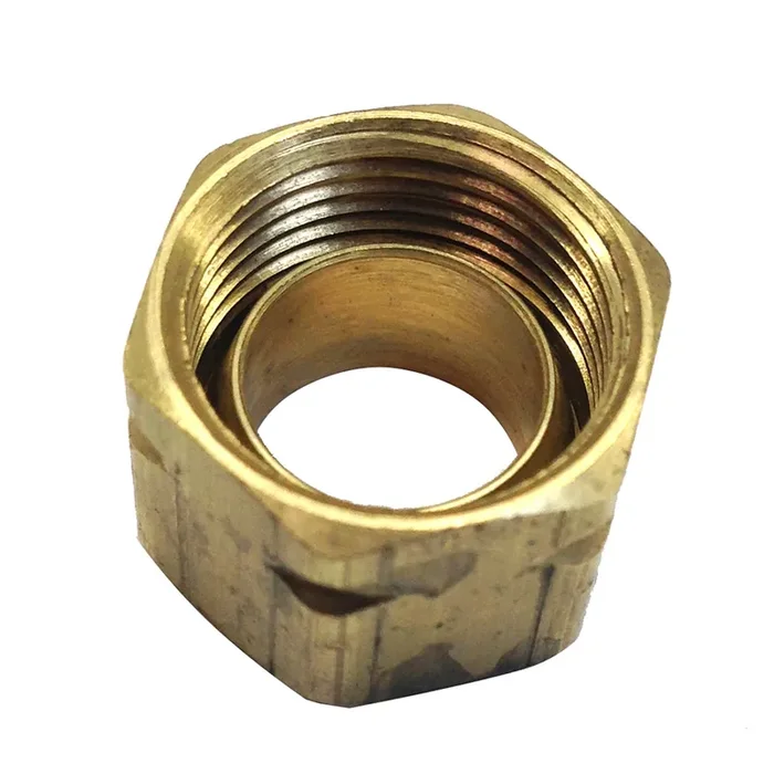 Uflex Brass Compression Nut w/Sleeve 61CA-6 – 71004K