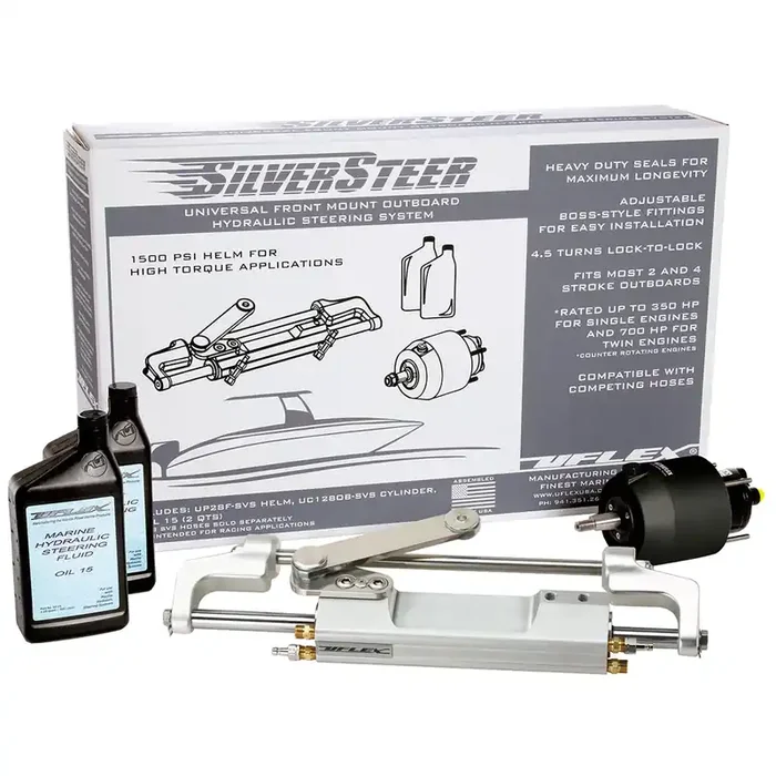 Uflex SilverSteer™ Outboard Hydraulic Tilt Steering System – UC130 V2 – SILVERSTEERXP2T