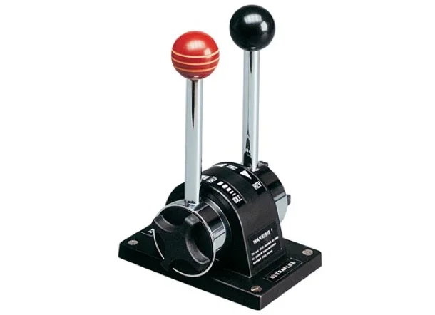 Ultraflex Two Lever Throttle Plus Gear – Black/Chrome, White or Black