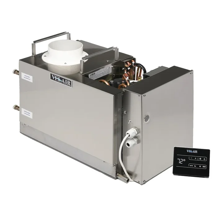 Velair 10K BTU VSD Marine Air Conditioner Unit – Brushless, Variable Speed, Soft Start, Reverse – Cycle Heat