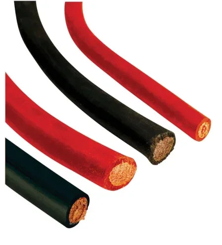 VETUS Battery cable 10 mm² with PVC cover, black, (price per m) BATC10M