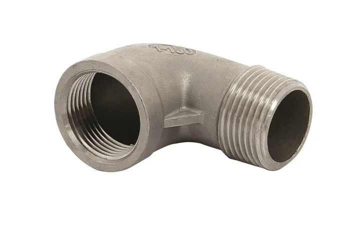VETUS Elbow 90°, stainless steel (AISI 316), male – female G1/2” QS050104