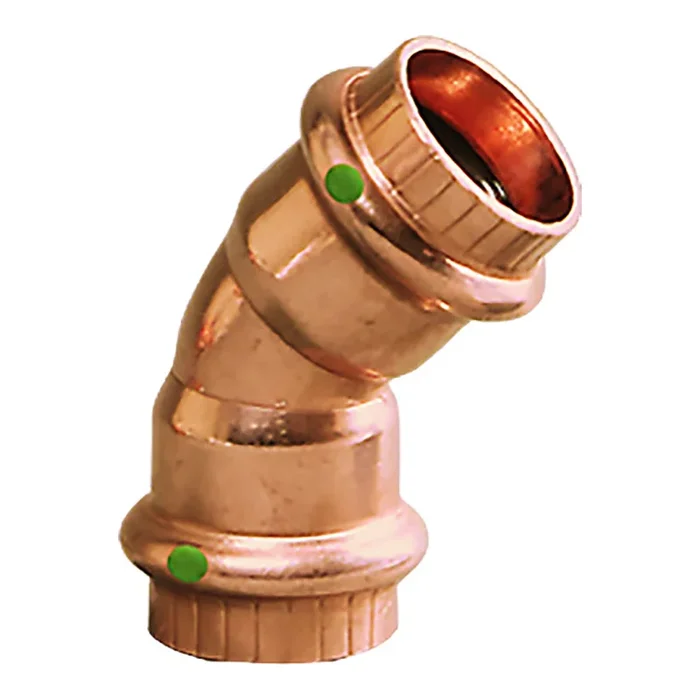 Viega ProPress 3/4″ – 45° Copper Elbow – Double Press Connection – Smart Connect Technology