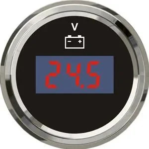VOLTMETRO DIGITALE X LINE INCASSO 52 NERO 9/32 VOLT