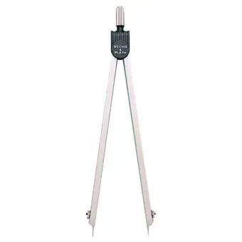 Weems & Plath 7in Matte Nickel Fixed-Point Divider