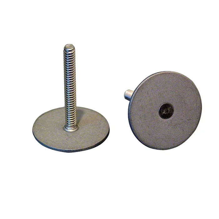 Weld Mount 1.5″ Tall Stainless Steel Stud with 10 x 24 Threads – Qty. 10 – 102424