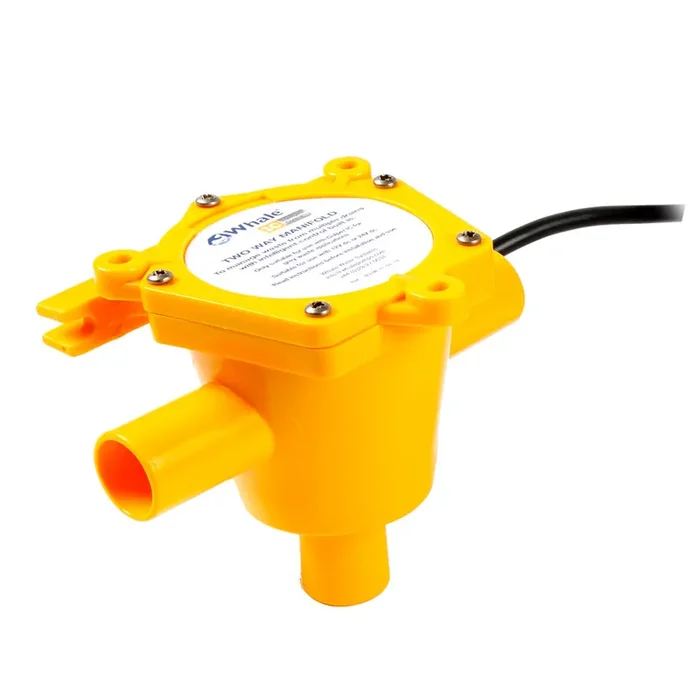 Whale 2-Way Waste Manifold 6‘ Cable 3/4″ Ports – WM1982B