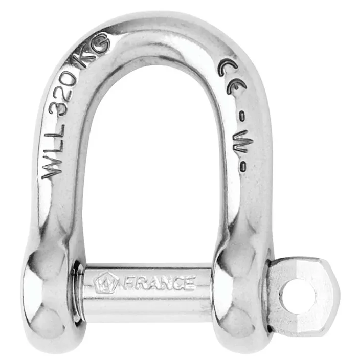 Wichard Self-Locking D Shackle – Diameter 4mm – 5/32″