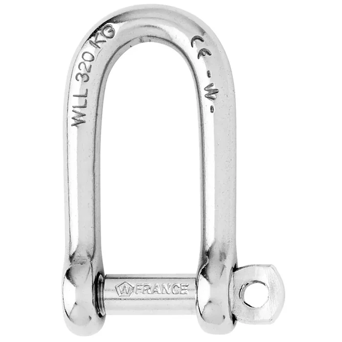 Wichard Self-Locking Long D Shackle – Diameter 8mm – 5/16″