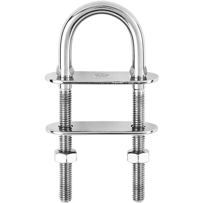 Wichard U-Bolt Pad Eye – 10mm Diameter – 25/64″ – 90mm Length – 3-35/64″ [06515]
