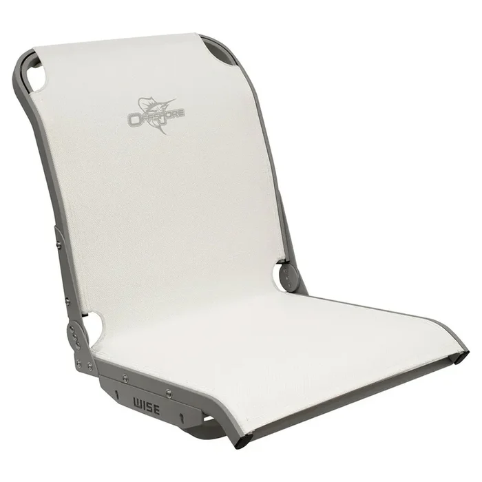 Wise 3374 Aero X Cool-Ride Mesh Mid-Back Boat Seat – White [3374-784]