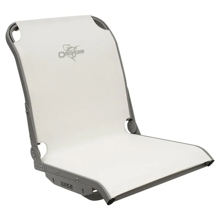 Wise 3374 Aero X™ Cool-Ride Mesh Mid-Back Boat Seat – White – 3374-784